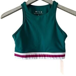 Wilo Green and Pink Contour Bra NEW